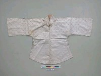 藏品(銀灰地提花緞大襟女短衫)的圖片